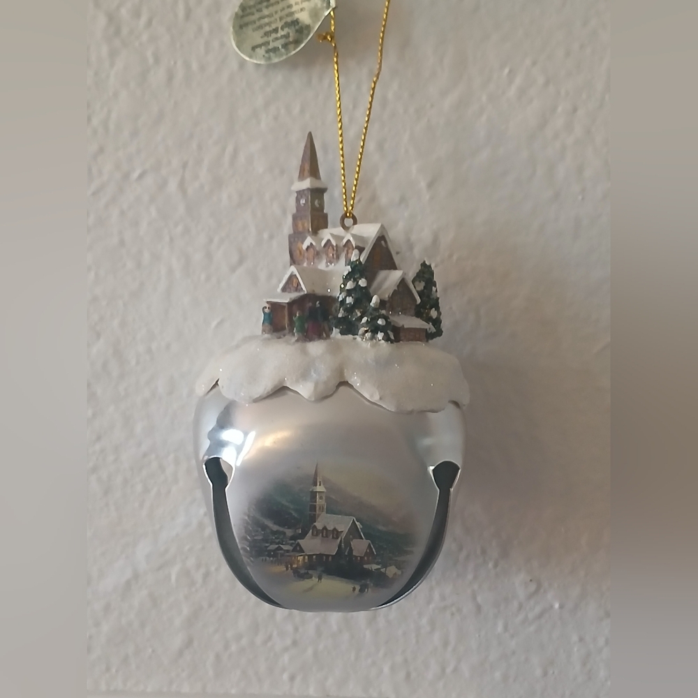Thomas Kinkade Seigh Bells Collectible Ornament
